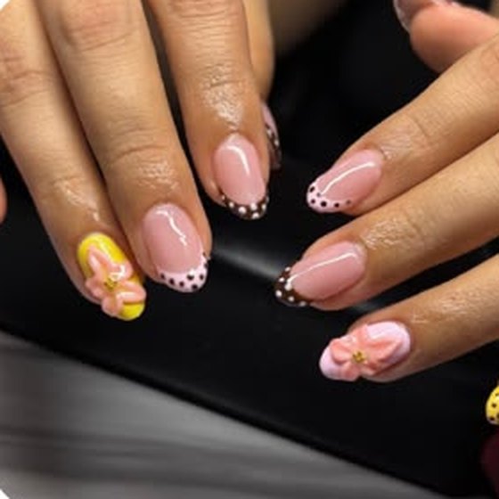 Uñas softgel con diseño